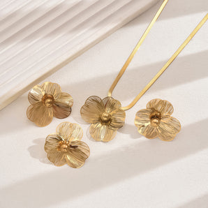 Elegant 18K Gold Plated Jewelry Sets