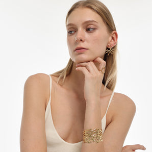 Elegant Modern Streetwear 16K Gold Jewelry
