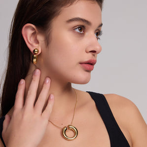 Elegant Geometric 16K Gold Plated Jewelry