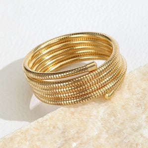 Bulk Solid Stainless Steel Simple Bangle