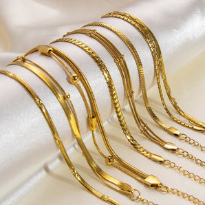 Retro Waves  Stainless Steel Bracelets In Bulk