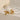 Balloon dog 14K gold-plated earrings.