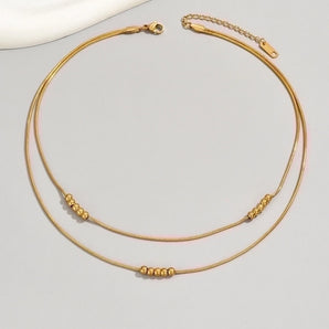 Jewelry IG Style Simple Solid Color Necklaces