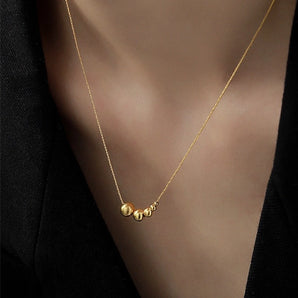 Sweet simple geometric 304 stainless steel necklace.
