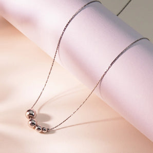 Sweet simple geometric 304 stainless steel necklace.