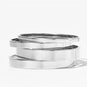 Bulk Modern Solid Color Gold Plated Bangle